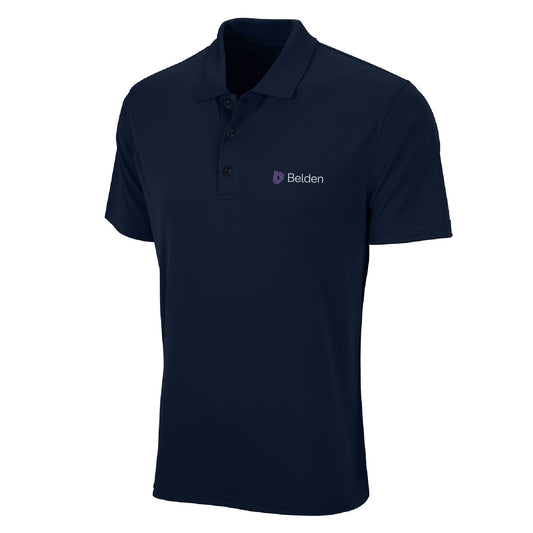 Men’s Solid Mesh Tech Polo